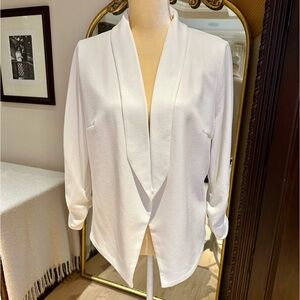 Chic White Women's Blazer